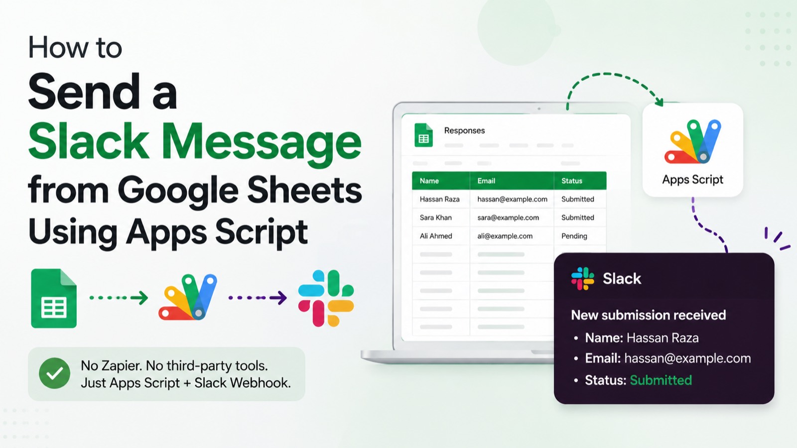 How to Send a Slack Message from Google Sheets Using Apps Script